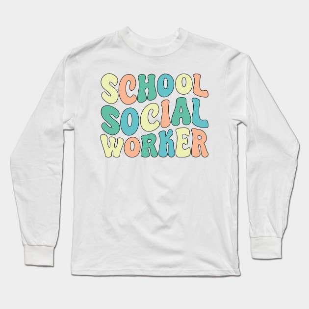 school social worker Long Sleeve T-Shirt by UrbanCharm